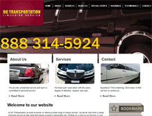 Tablet Screenshot of dgtransportation.ca